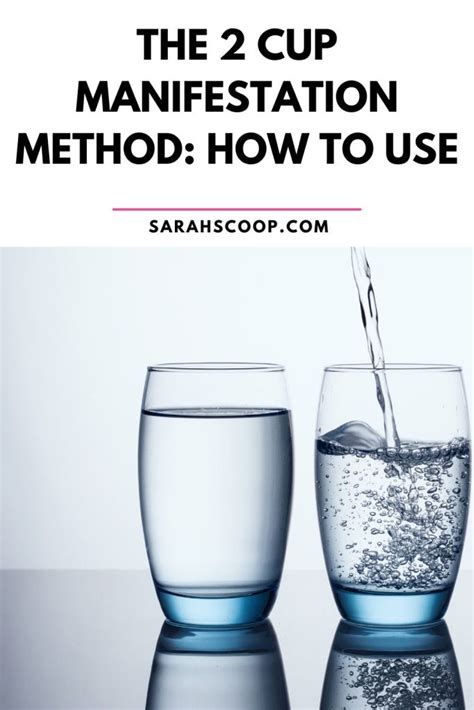 The Ultimate Beginner’s Guide to the 2 Cup Manifestation Method.